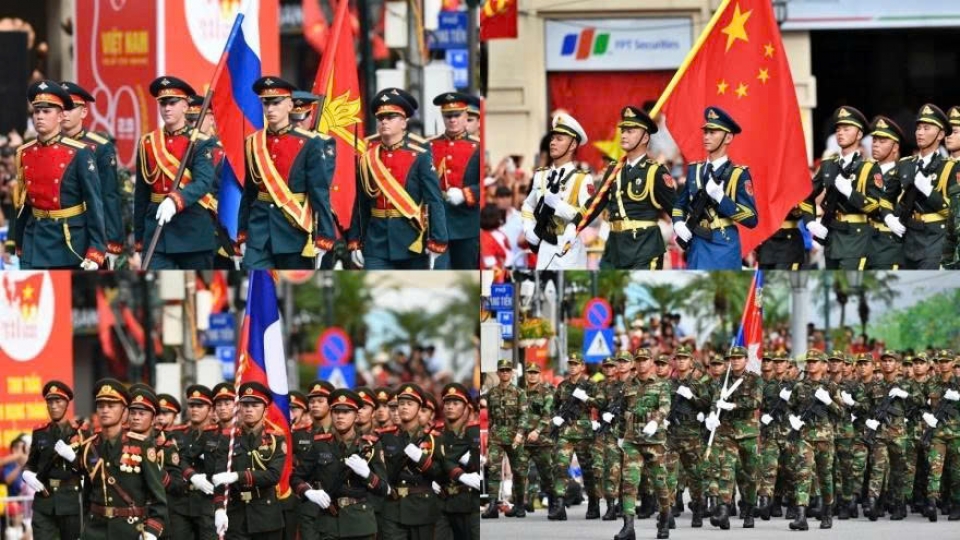 Foreign military contingents warmly welcomed in Hanoi